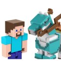 Figurka Minecraft Steve i koń Mattel