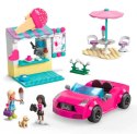 Klocki Barbie Mega Kabriolet i stoisko Mattel