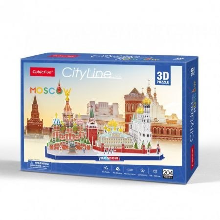 CubicFun: Puzzle 3D City Line Moscow
