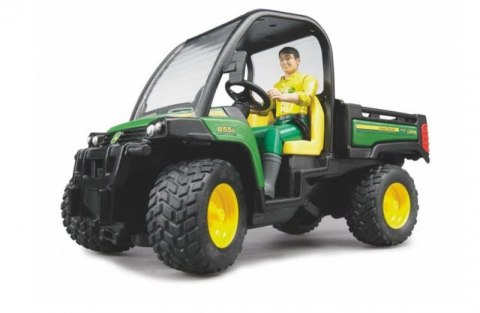 Pojazd Wywrotka John Deere Gator 855D z kierownicą BRUDER