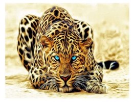Diamentowa mozaika - Leopard Norimpex