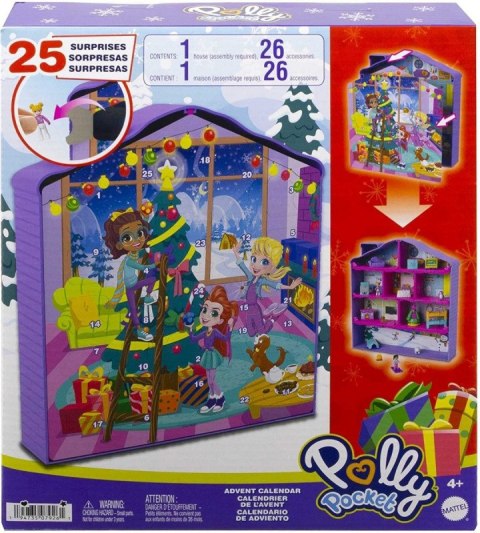 Figurki Polly Pocket Domek Kalendarz adwentowy Mattel