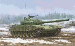 Model do sklejania Soviet T-72 Ural z pancerzem reaktywnym Kontakt-1 Trumpeter