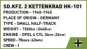 Klocki Historical Collection WWII SD.KFZ.2 Kettenkrad HK-101 Cobi Klocki
