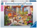 Puzzle 1000 elementów Przytulny pokój Ravensburger Polska