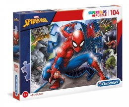 Puzzle 104 elementy Super Kolor - Spider-Man Clementoni