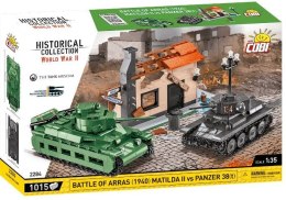 Klocki Bitwa pod Arras 1940 Matilda II kontra Panzer 38(t) Cobi Klocki