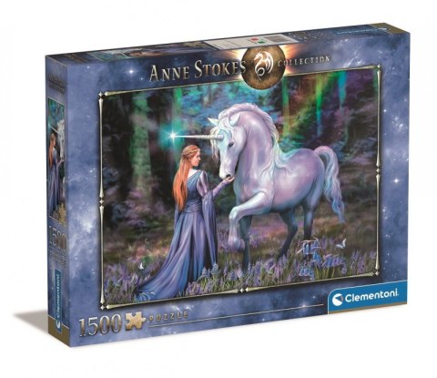 Puzzle 1500 elementów Kolekcja Anne Stokes Bluebell Wood Clementoni