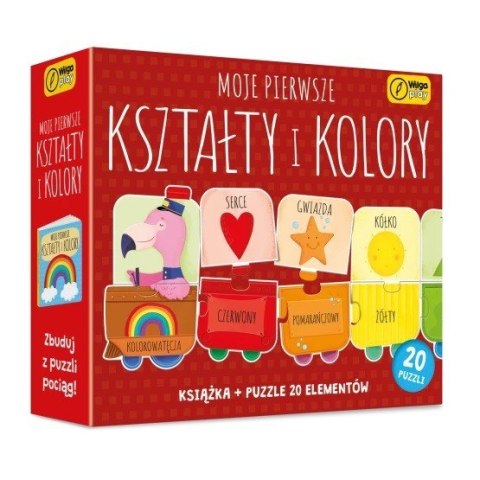 Puzzle 20 elementów Moje pierwsze kształty i kolory Wilga Play