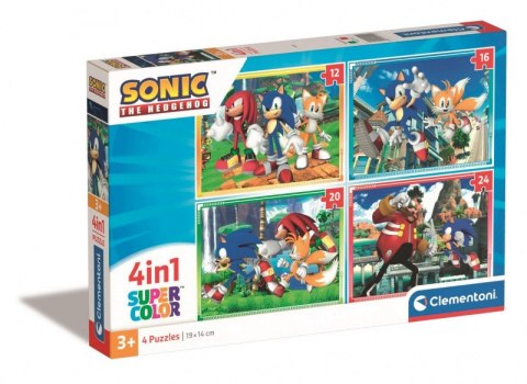 Puzzle 4w1 Super Kolor Sonic Clementoni