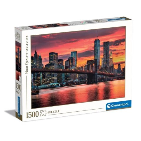 Puzzle East River at dusk 1500 elementów Clementoni