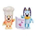 Zestaw figurek Bluey 2pak Ekskluzywna restauracja Tm Toys