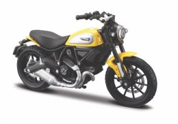 Model metalowy Motocykl Ducati Scrambler Icon 1/18 z podstawką Maisto