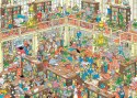 Puzzle 1000 elementów Biblioteka Tm Toys