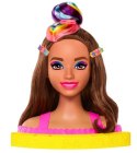 Barbie Głowa do stylizacji Neonowa Brąz Mattel