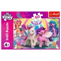 Puzzle 60 elementów W świecie przyjaźni Kucyki Pony Trefl