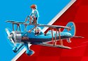Zestaw figurek Stunt Show 70831 Lotniczy pokaz kaskaderski: Samolot dwupłatowy "Feniks" Playmobil