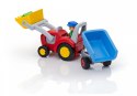 Zestaw z figurkami 1.2.3 6964 Traktor z przyczepą Playmobil