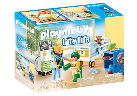 Zestaw z figurkami City Life 70192 Szpitalny pokój dziecięcy Playmobil