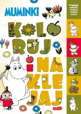 Kolorowanka Muminki. Koloruj i naklejaj Harper Collins