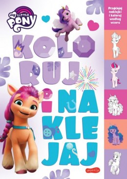 Kolorowanka My Little Pony. Koloruj i naklejaj. Wydanie filmowe Harper Collins