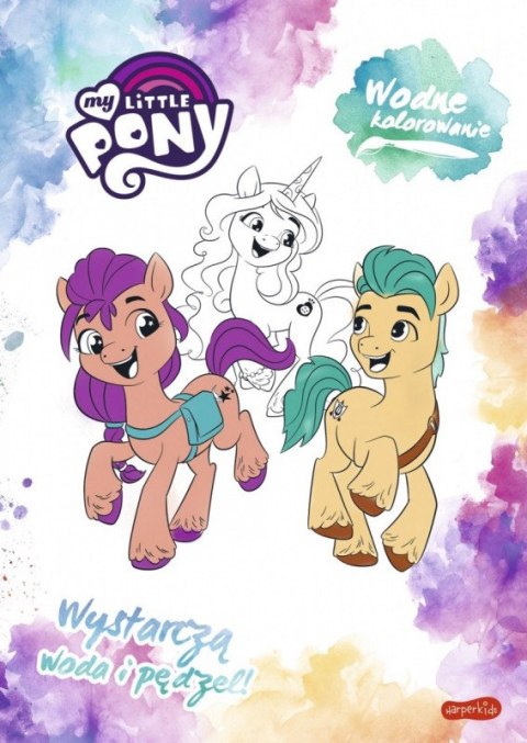 Kolorowanka wodna My Little Pony. Wodne kolorowanie. Wydanie filmowe Harper Collins