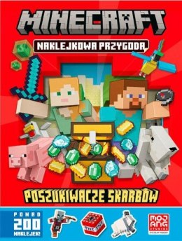 Książeczka Minecraft. Naklejkowa przygoda. Poszukiwacze skarbów Harper Collins