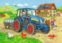 Puzzle 2x12 elementów Plac budowy i gospodarstwo Ravensburger Polska