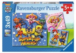 Puzzle 3x49 elementów Psi Patrol Kosmiczne Pieski 2 Ravensburger Polska