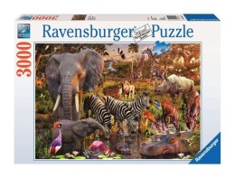Puzzle 3000 elementów Zwierzęta Afryki Ravensburger Polska