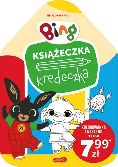 Kolorowanka Bing. Książeczka kredeczka Harper Collins