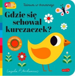 Książeczka Gdzie się schował kurczaczek? Akademia Mądrego Dziecka. Zabawa w chowanego Harper Collins