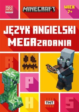 Książeczka Minecraft. Język angielski. Megazadania 7+ Harper Collins