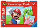 Puzzle 3x49 elementów Super Mario Ravensburger Polska