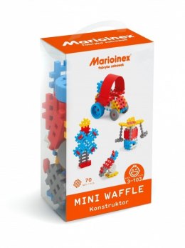 Klocki waffle mini 70 sztuk chłopiec Marioinex