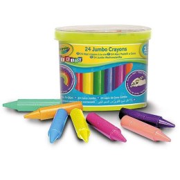 Kredki świecowe Baby grube 24 sztuki Crayola Goliath