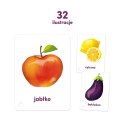 Karty obrazkowe na sznurku - Owoce i warzywa CzuCzu