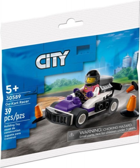 Klocki City 30589 Wyścigowy gokart 25