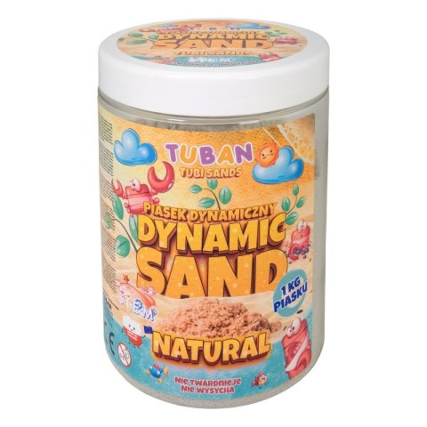 Piasek dynamiczny 1kg naturalny TUBAN