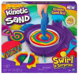 Piasek kinetyczny Kinetic Sand - Zakręcone kolory Spin Master