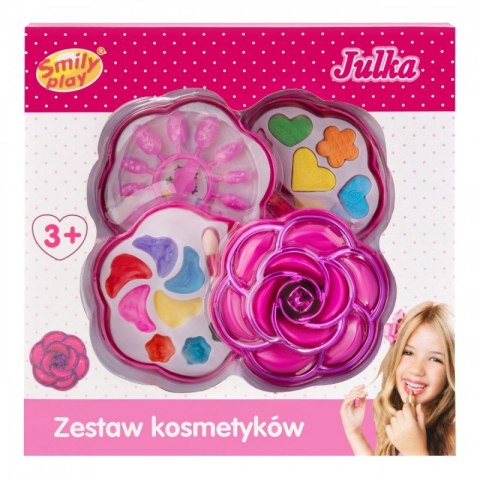 Zestaw kosmetyków kwiat 4 częściowy Smily Play