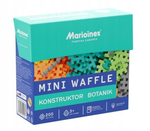 Klocki Mini Waffle - Konstruktor Botanik 200 elementów Marioinex