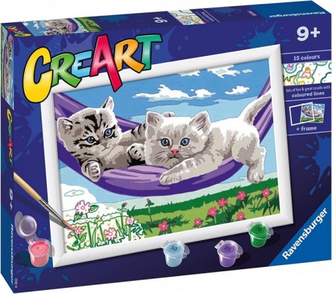 Malowanka CreArt Seria D Classic Kocieta w hamaku Ravensburger Polska