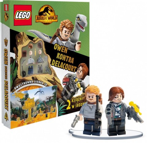 Zestaw książek z klockami LEGO Jurassic World. Owen kontra Delacourt Ameet