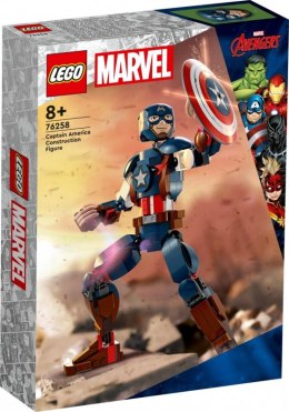 Klocki Super Heroes 76258 Marvel Figurka Kapitana Ameryki do zbudowania 25
