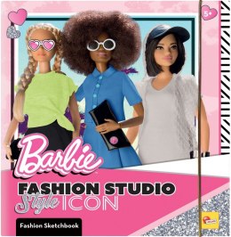 Ksiażeczka do projektowania sukienek Barbie Lisciani