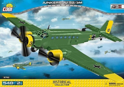 Klocki HC WWII Junkers JU 52/3M 548 elementów