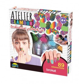 Zestaw Atelier Glamour Brokatowe paznokcie Dromader