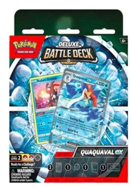 Zestaw kart Deluxe Battle Deck Quaquaval EX Pokemon TCG