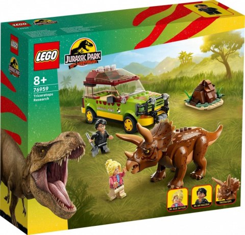 Klocki Jurassic World 76959 Badanie triceratopsa